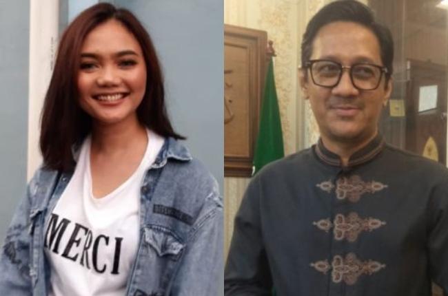 Rina Nose dan Andre Taulany (Kolase MataMata.com)