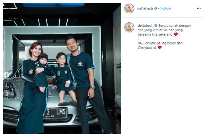 Delta Hesti, istri Youtuber Tom Liwafa. (Instagram/@deltahesti)