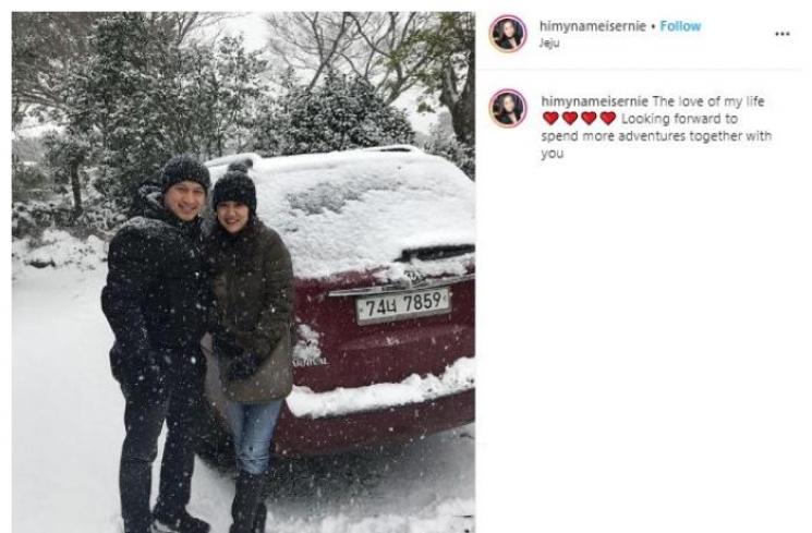 Potret tante Ernie, selebgram seksi yang viral. (Instagram/@himynameisernie)