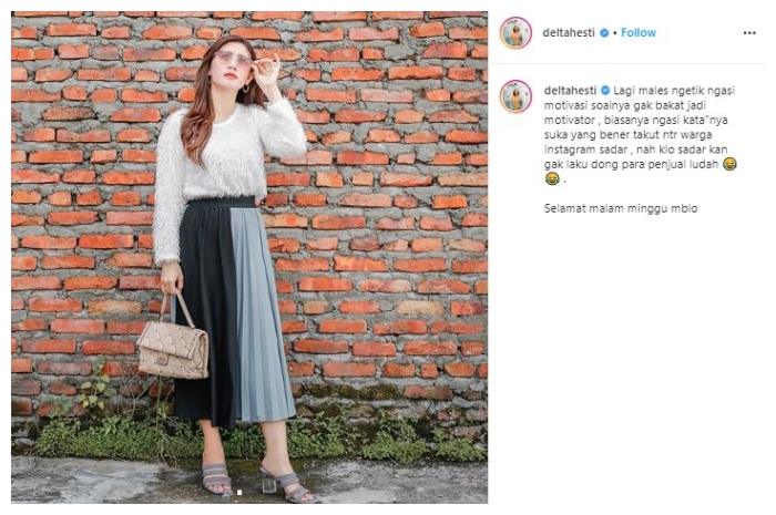 Delta Hesti, istri Youtuber Tom Liwafa. (Instagram/@deltahesti)