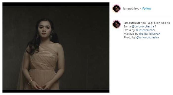 Putri Ayu. (Instagram/@iamputriayu)