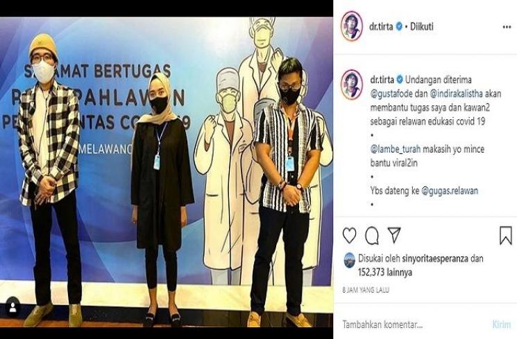 Indira Kalistha (Instagram @dr.tirta)