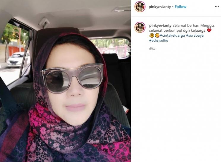 Pinky Evianty. (Instagram/@pinkyevianty)