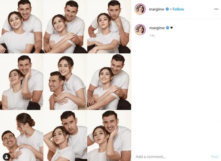 Ali Syakieb dan Margin Wieheerm (Instagram/@marginw)