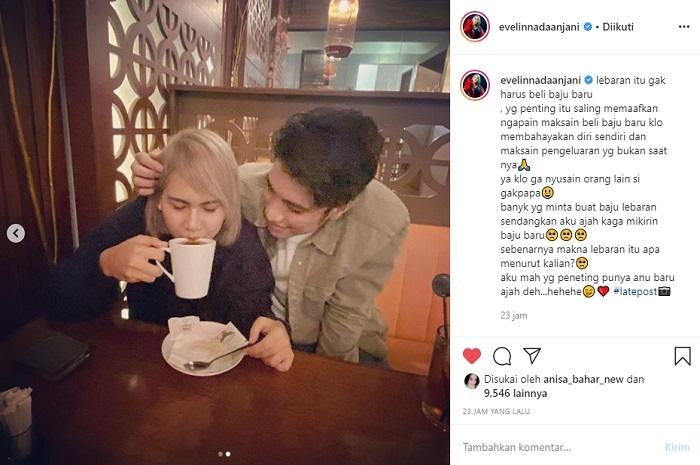 Evelin Nada Anjani kenalkan pacar baru (Instagram @evelinnadaanjani)