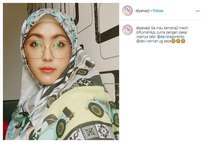 Widiyanti, istri Narji. (Instagram/@diyanarji)