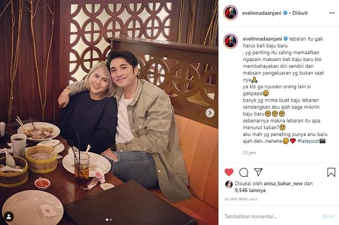 Evelin Nada Anjani kenalkan pacar baru (Instagram @evelinnadaanjani)