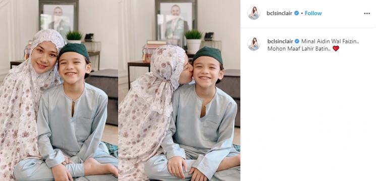 Perayaan lebaran Bunga Citra Lestari. (Instagram/@bclsinclair)
