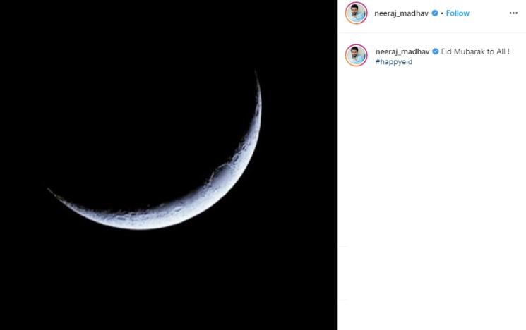 Ucapan manis seleb bollywood sambut Idul Fitri. (Instagram/@neeraj_madhav)