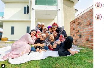 Perayaan lebaran seleb di luar negeri. (Instagram/@genhalilintar)
