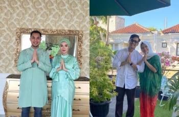 Adu Gaya Mewah Seleb Rayakan Lebaran, Baju Vanessa Angel Curi Perhatian
