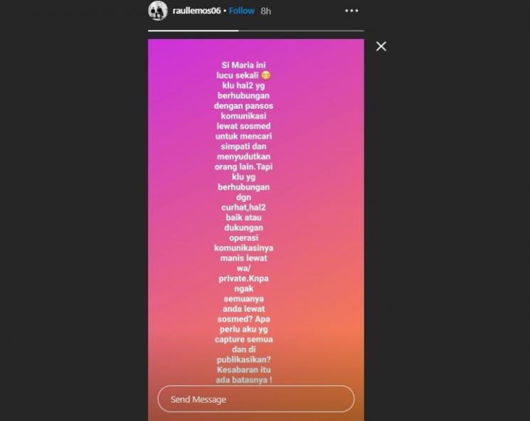 Postingan Raul Lemos. (Instagram/@raullemos06)