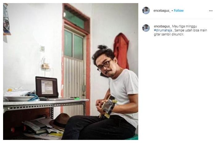 Potret Ence Bagus di luar layar kaca. (Instagram/@encebagus_)