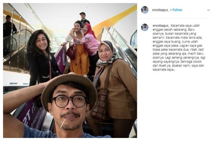 Potret Ence Bagus di luar layar kaca. (Instagram/@encebagus_)