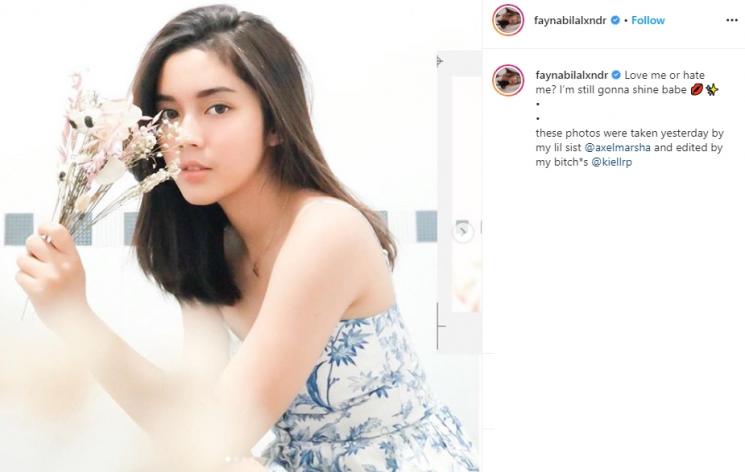Fay Nabila. (Instagram/@faynabilalxndr)