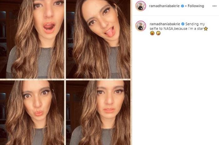 Nia Ramadhani. (Instagram/@ramadhaniabakrie)
