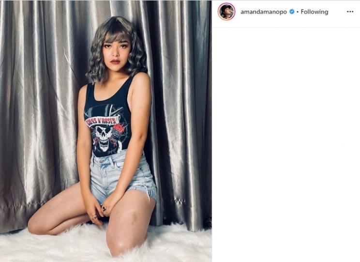 Gaya photoshoot Amanda Manopo. (Instagram/@amandamanopo)