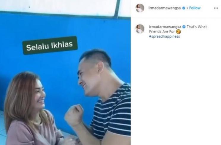 Postur tubuh Saipul Jamil disorot. (Instagram/@irmadarmawangsa)