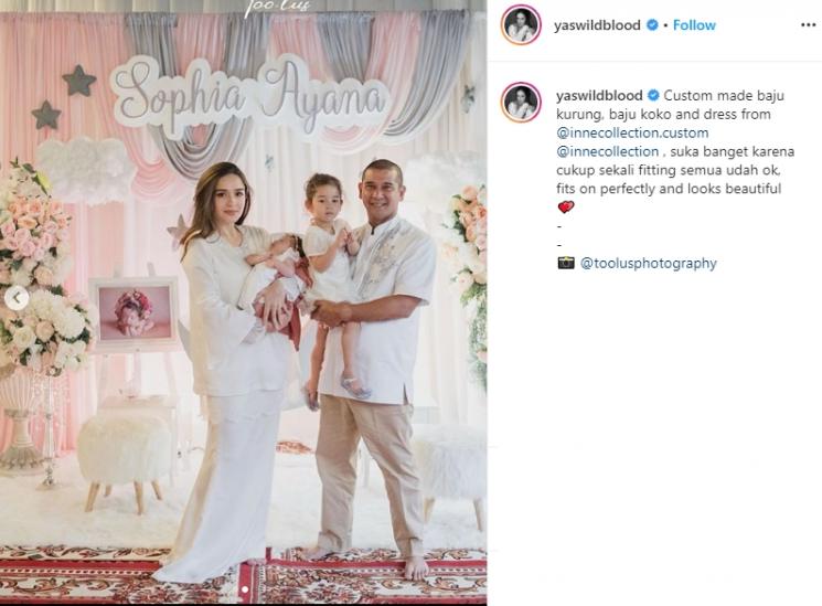 Potret keluarga Yasmine Wildblood. (Instagram/@yaswildblood)