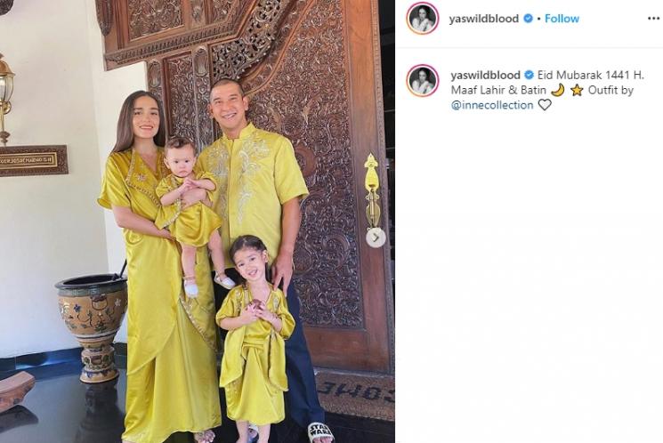 Potret keluarga Yasmine Wildblood. (Instagram/@yaswildblood)