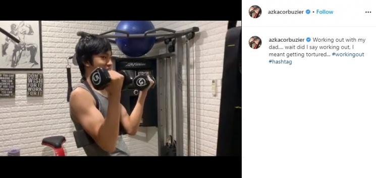 Azka Corbuzier. (Instagram/@azkacorbuzier)