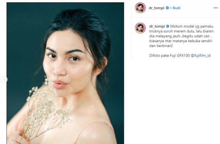 Ariel Tatum dipotret Tompi (Instagram/@dr_tompi)