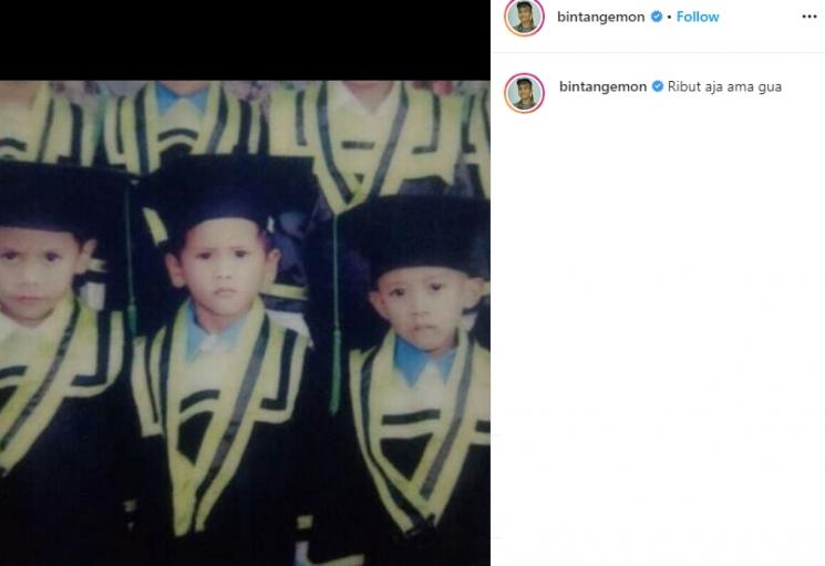 Transformasi Bintang Emon. (Instagram/@bintangemon)