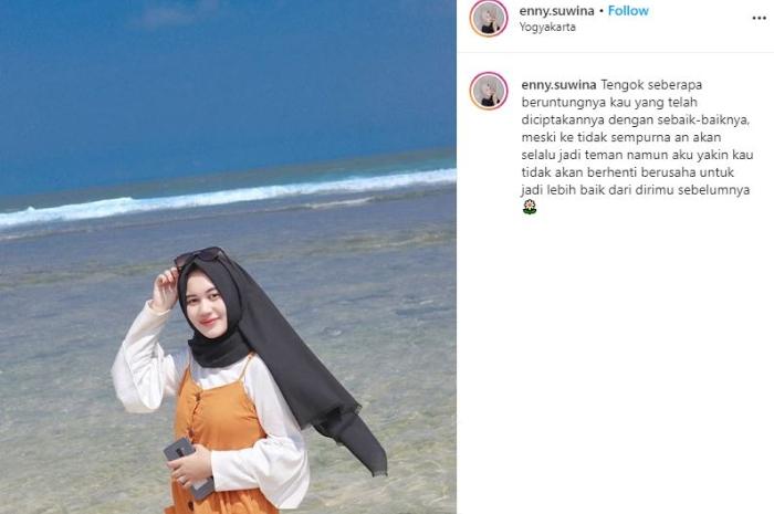 Enny Suwinawati, putri angkat Didi Kempot. (Instagram/@enny.suwina)