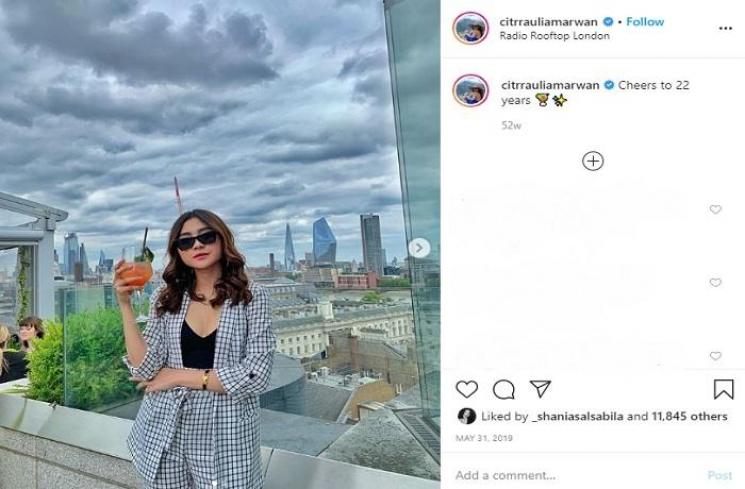 Citra Aulia (Instagram @citrrauliamarwan)