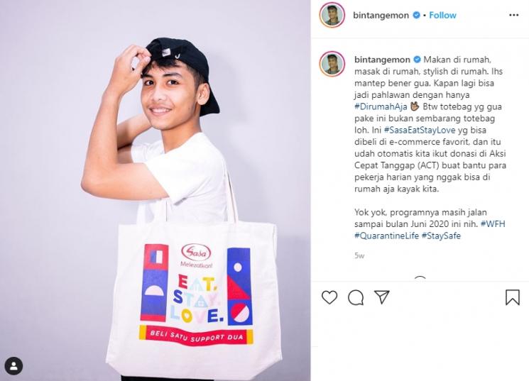 Transformasi Bintang Emon. (Instagram/@bintangemon)