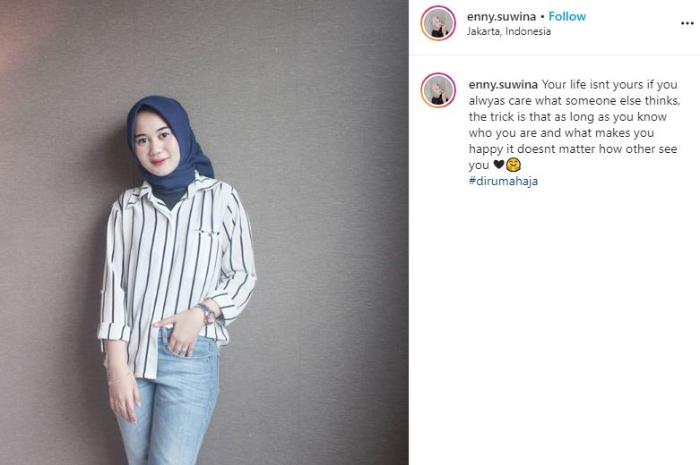 Enny Suwinawati, putri angkat Didi Kempot. (Instagram/@enny.suwina)
