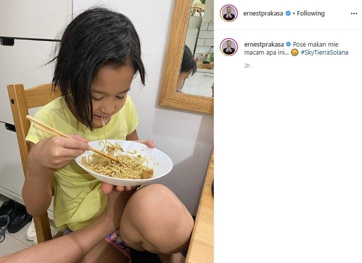 Putri Ernest Prakasa, Sky Tierra Solana. (Instagram/@ernestprakasa)