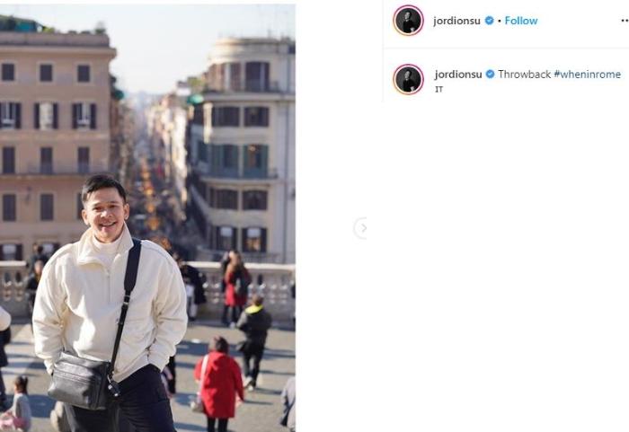 Adu gaya Haykal Kamil dan Jordi Onsu. (Instagram/@jordionsu)