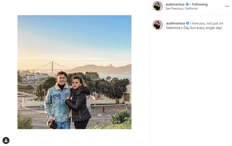 Anthony Xie dan Audi Marissa. (Instagram/@audimarissa)