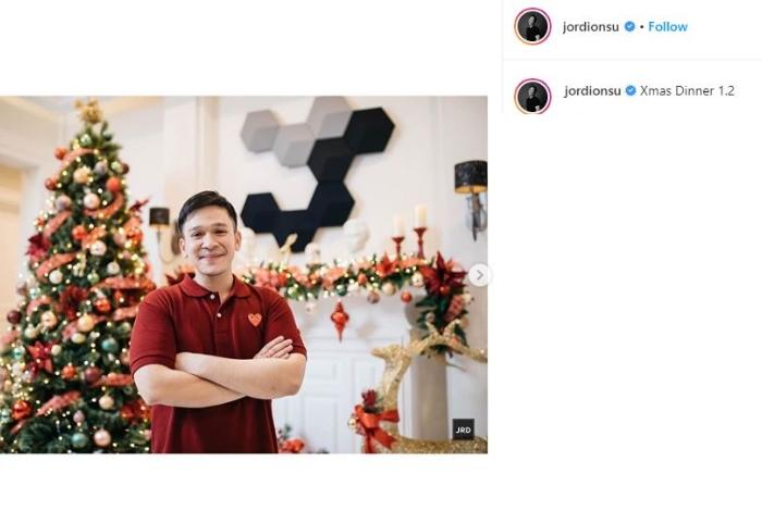 Adu gaya Haykal Kamil dan Jordi Onsu. (Instagram/@jordionsu)