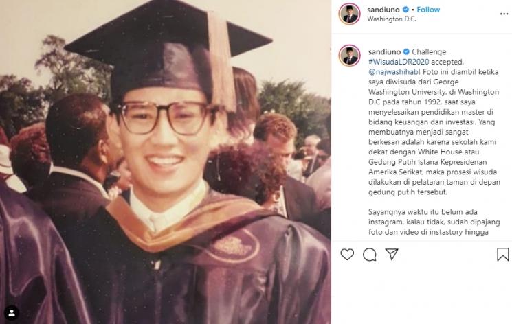 Sandiaga Uno. (Instagram/@sandiuno)