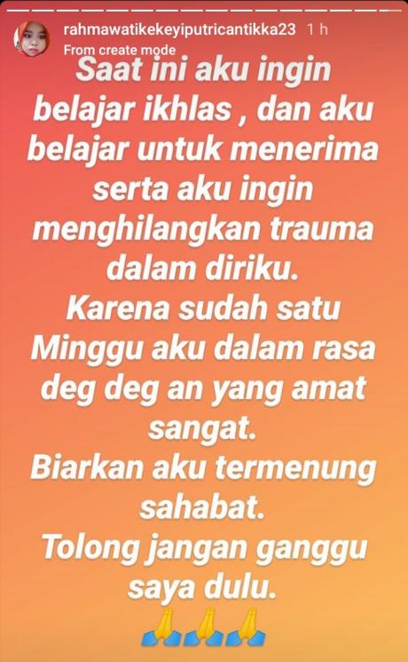 Kekeyi (Instagram/@rahmawatikekeyiputricantikka23)