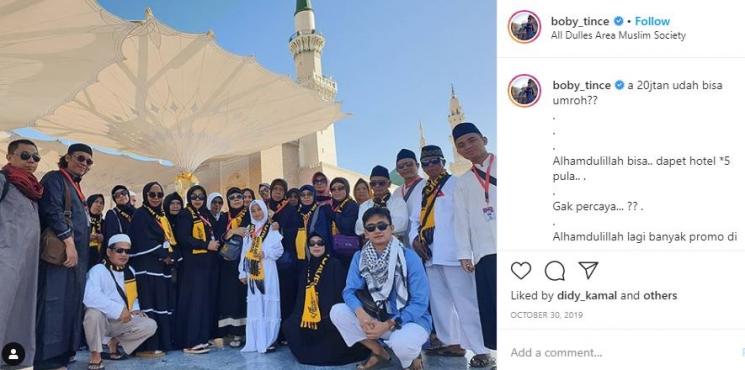 Pundi pundi uang Boby Tince. (Instagram/@Boby_tince)
