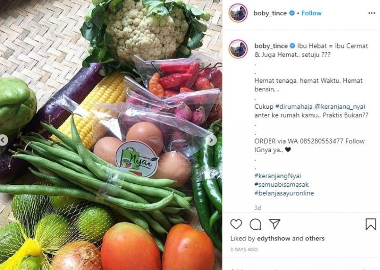 Pundi pundi uang Boby Tince. (Instagram/@Boby_tince)