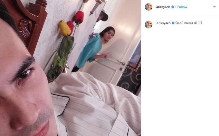 Potret kedekatan Atalarik Syah dan Amanda Manopo. (Instagram/@ariksyach)