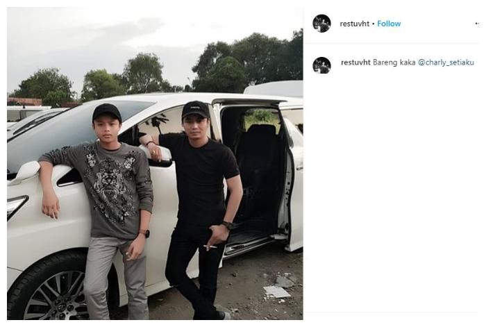 Pesona Restu Van Houten, putra Chary Van Houten. (Instagram/@restuvht)