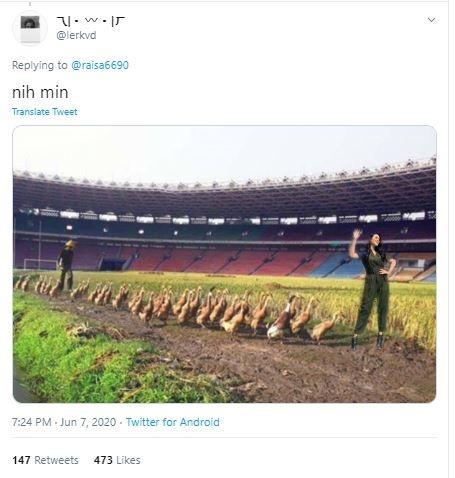 Meme kocak Raisa Andriana. (Twitter/@raisa6690)