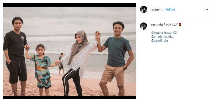 Pesona Restu Van Houten, putra Chary Van Houten. (Instagram/@restuvht)