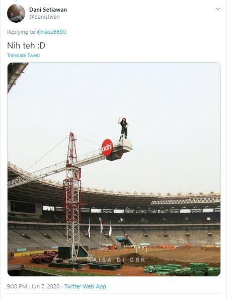 Meme kocak Raisa Andriana. (Twitter/@raisa6690)