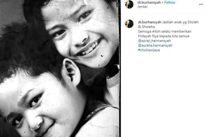 Agus Burhan Syah kakak Anang Hermansyah berkomentar. (Instagram/@dr.burhansyah)
