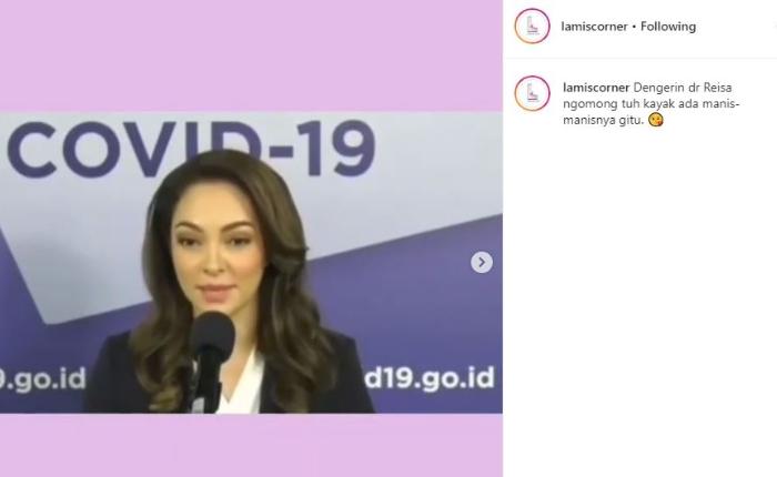 dr Reisa Brotoasmoro. (Instagram/@lamiscorner)