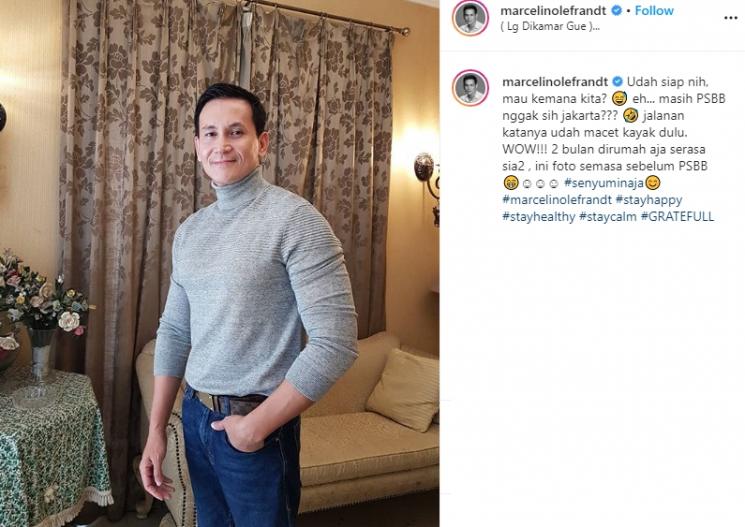 Seleb tampan yang masih betah menduda. (Instagram/@marcelinolefrandt)