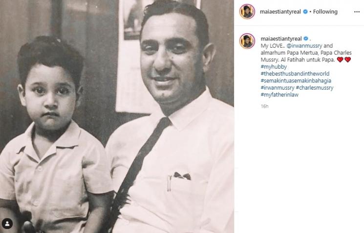 Irwan Mussry kecil. (Instagram/@maiaestiantyreal)