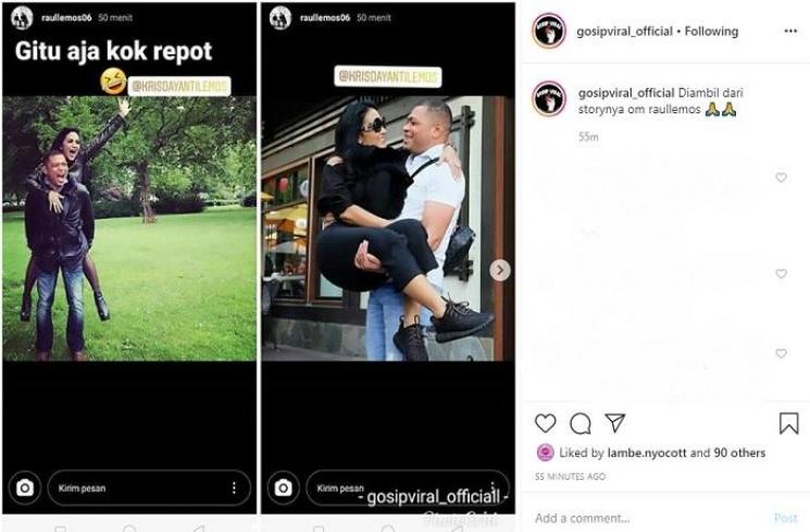 Unggahan Raul Lemos (Instagram @gosipviral_official)