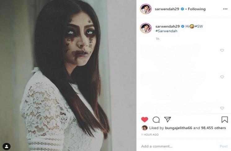 Sarwendah ikutan 'Lathi Challenge' (Instagram @sarwendah29)